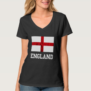 Camiseta Bandera de Inglaterra Raíces Inglesas Cruz de San