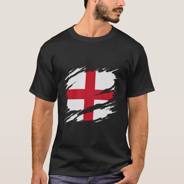 Camiseta Bandera De Inglaterra Revelación De San Jorge (Anverso)