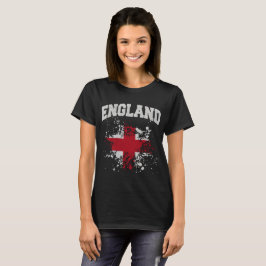 Camiseta Bandera de Inglaterra Salpicada