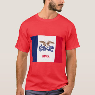Camiseta Bandera de Iowa