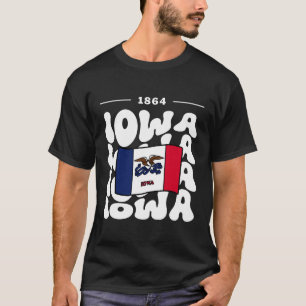 Camiseta bandera de Iowa