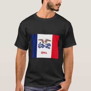 Camiseta Bandera De Iowa State Usa