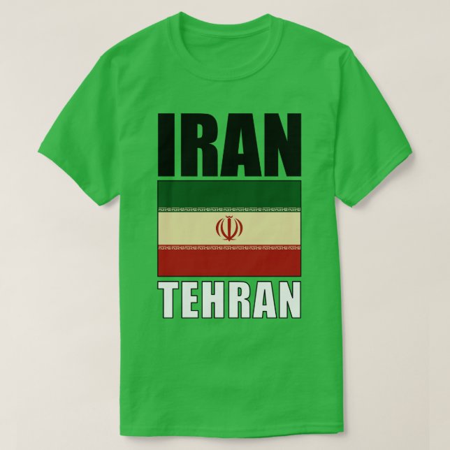 Camiseta Bandera de Irán (Diseño del anverso)