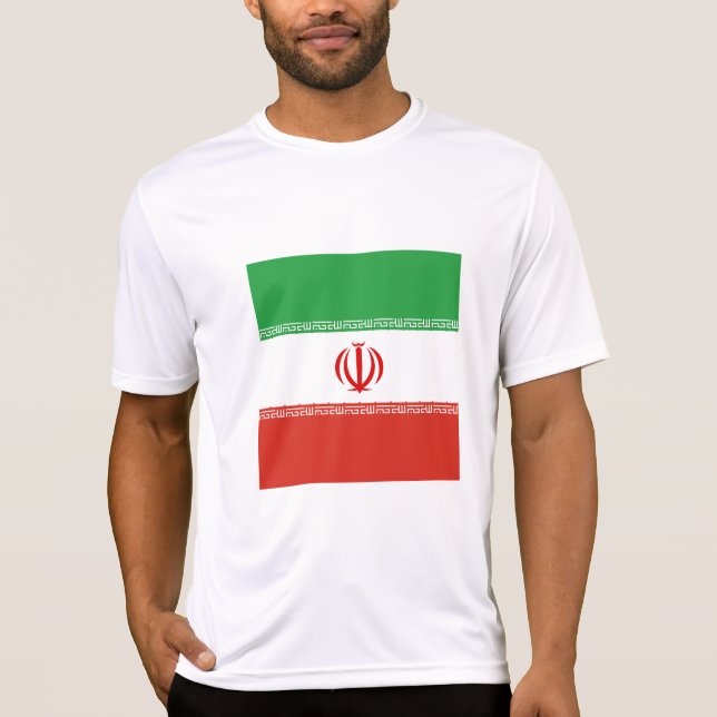 Camiseta Bandera de Irán (Anverso)
