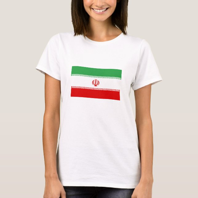 Camiseta Bandera de Irán (Anverso)