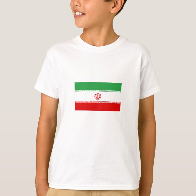 Camiseta Bandera de Irán (Anverso)