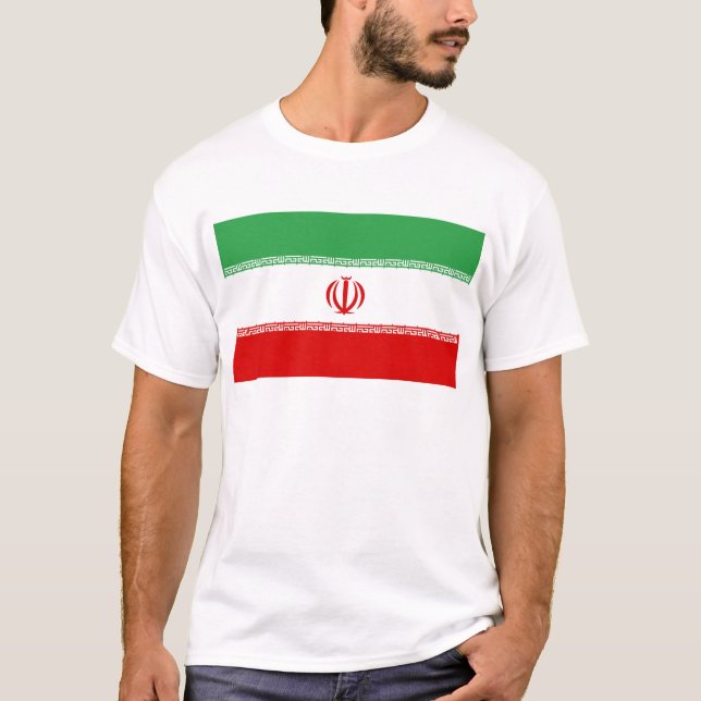 Camiseta Bandera de Irán (Anverso)