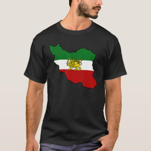 Camiseta Bandera de Irán con león iraní