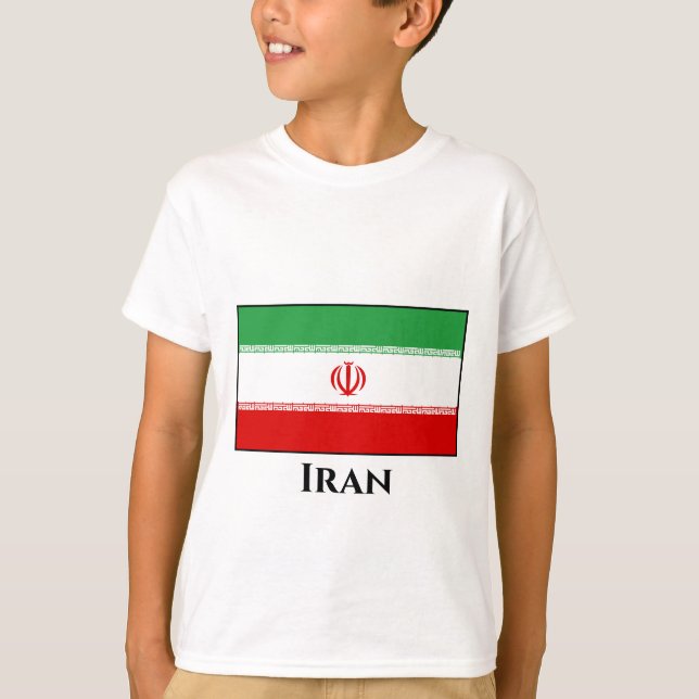 Camiseta Bandera de Irán (iraní) (Anverso)