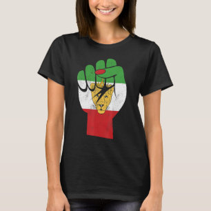 Camiseta Bandera de Irán, símbolo de león iraní, leona iran