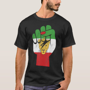 Camiseta Bandera de Irán, símbolo de león iraní, leona iran