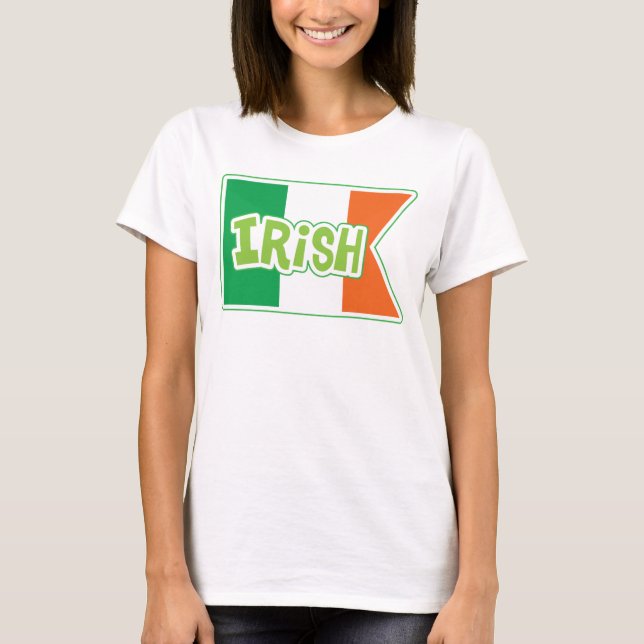 Camiseta Bandera de Irlanda (Anverso)