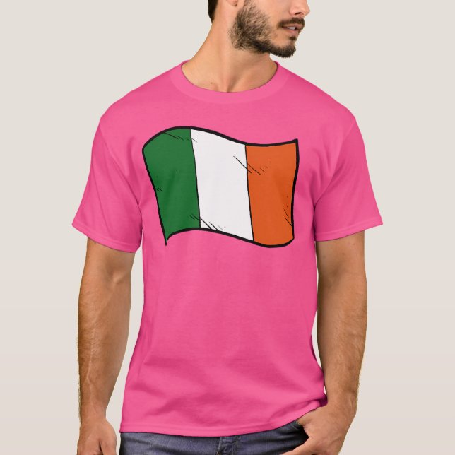 Camiseta Bandera De Irlanda (Anverso)