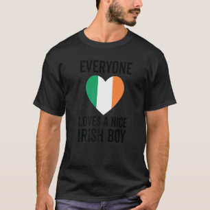 Camiseta Bandera de Irlanda a todos les encanta un buen chi