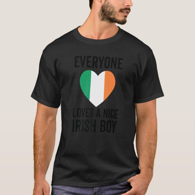 Camiseta Bandera de Irlanda a todos les encanta un buen chi (Anverso)