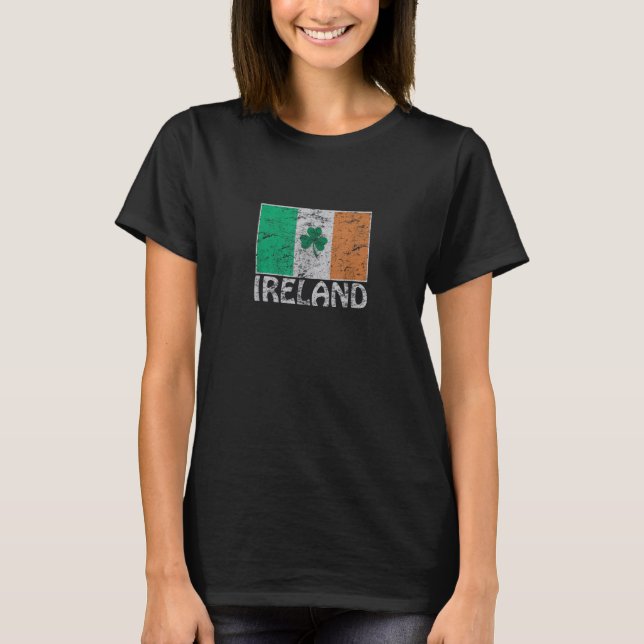 Camiseta Bandera de Irlanda Bandera Banderas irlandesas par (Anverso)