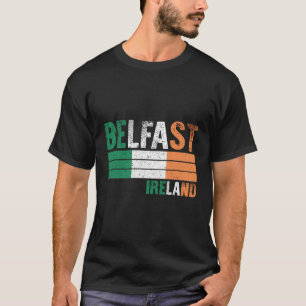 Camiseta Bandera de Irlanda de Belfast hombres irlandeses m