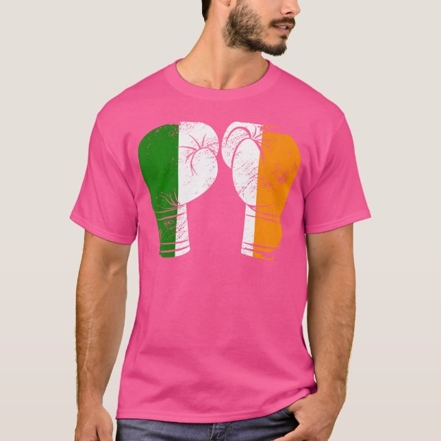 Camiseta Bandera de Irlanda de Guay Bandera Irlandesa Boxea (Anverso)