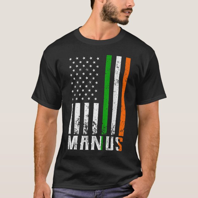 Camiseta Bandera de Irlanda de la familia American Flag de  (Anverso)