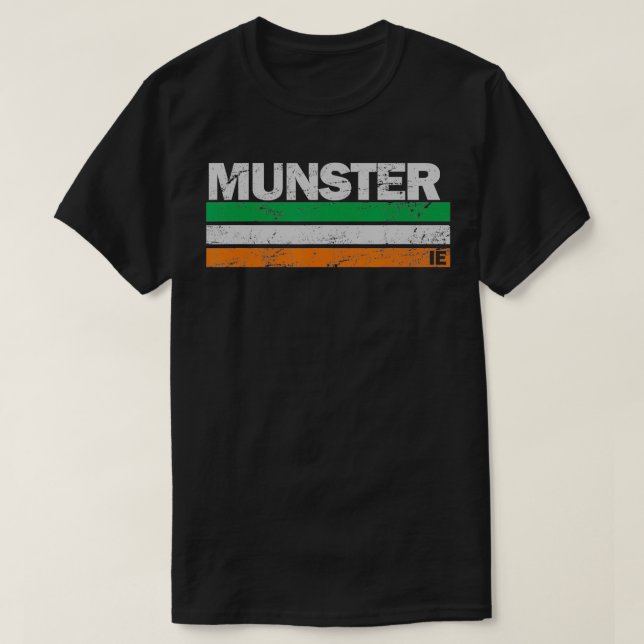 Camiseta Bandera de Irlanda de Munster Orgullo irlandés (Diseño del anverso)
