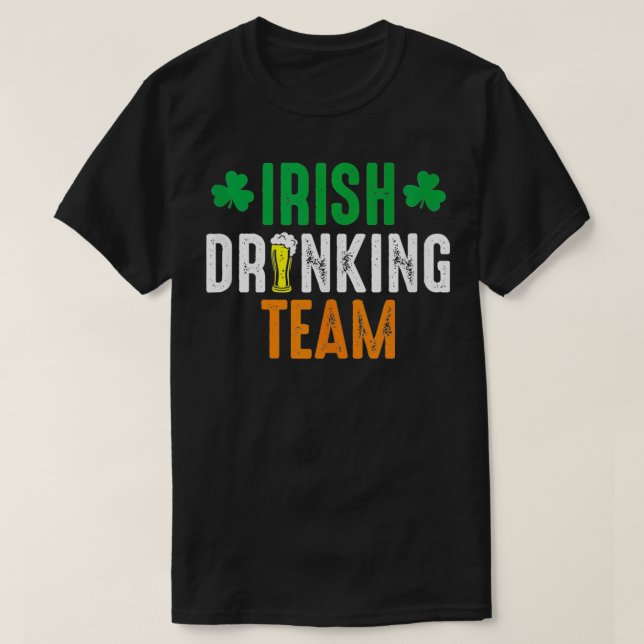 Camiseta Bandera de Irlanda del equipo irlandés de bebidas  (Diseño del anverso)