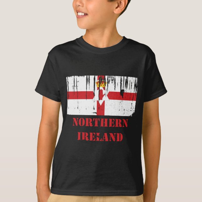 Camiseta Bandera de Irlanda del Norte (Anverso)