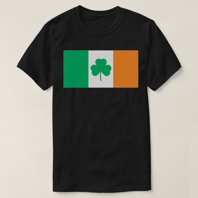 Camiseta Bandera de Irlanda Guay Eire Bratach Banderas irla (Diseño del anverso)