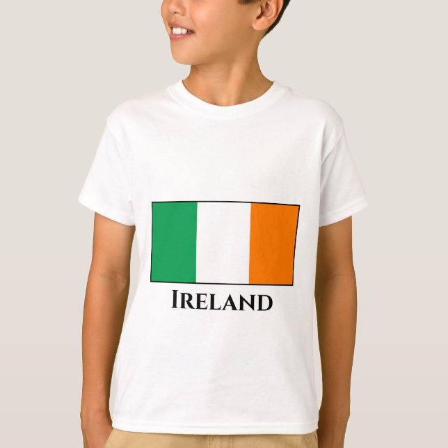 Camiseta Bandera de Irlanda (Irlandés) (Anverso)