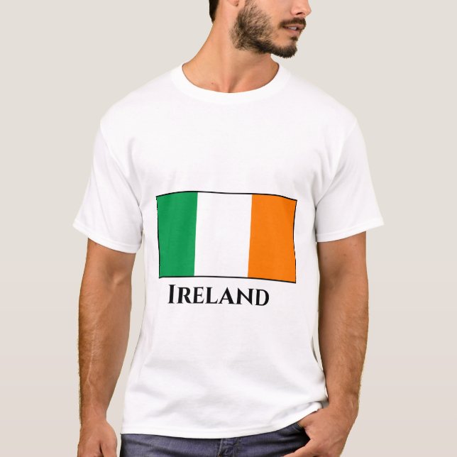 Camiseta Bandera de Irlanda (irlandesa) (Anverso)