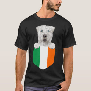 Camiseta Bandera De Irlanda Rueda Recubierta Blanda Perro T