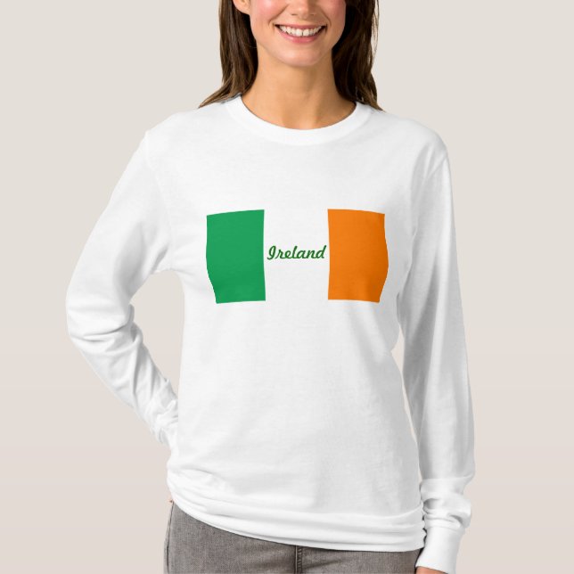 Camiseta Bandera de Irlanda/San Patricio (Anverso)