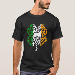 Camiseta Bandera de IRLANDA San Patricio Bernard Shamrock D