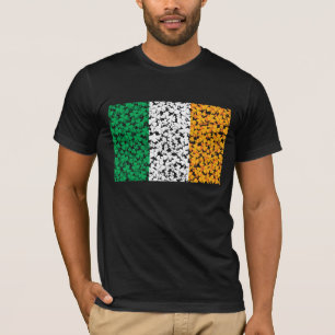 Camiseta Bandera de Irlanda Shamrock