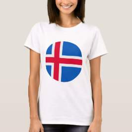 Camiseta Bandera de Islandia