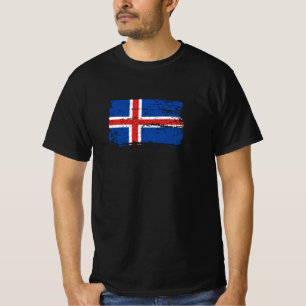 Camiseta Bandera de Islandia