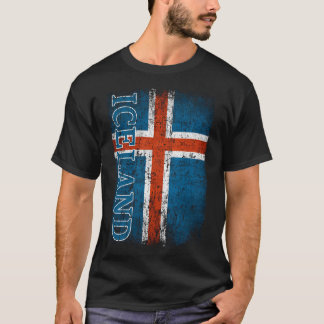 Camiseta Bandera de Islandia Regalo Mujeres Hombres Niños I