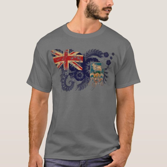 Camiseta Bandera de Islas Malvinas (Anverso)