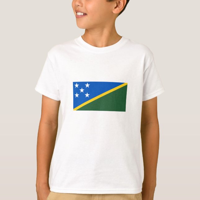 Camiseta Bandera de Islas Salomón (Anverso)