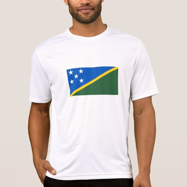 Camiseta Bandera de Islas Salomón (Anverso)