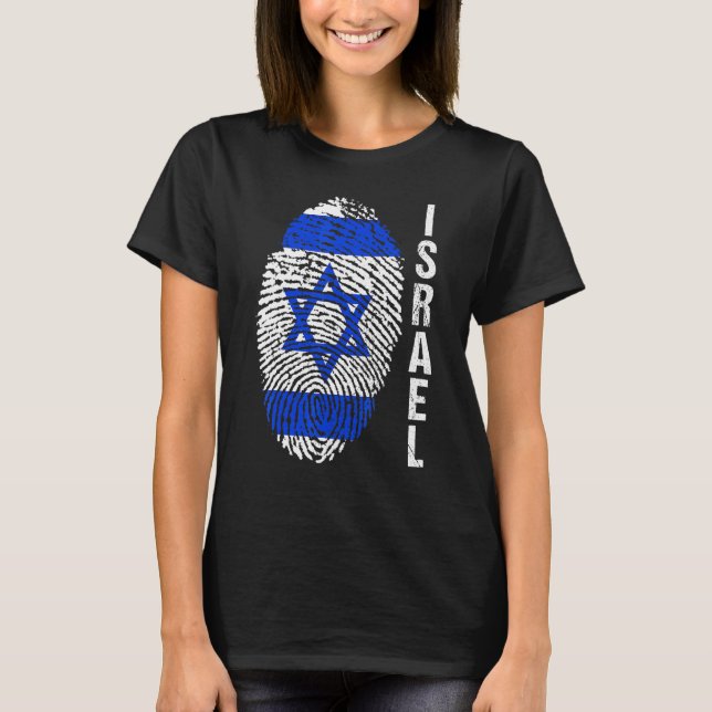 Camiseta Bandera de Israel (Anverso)