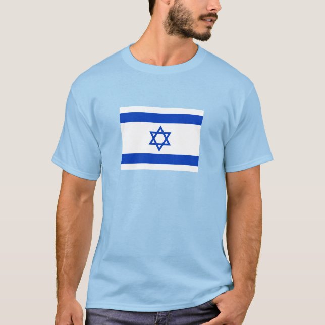 Camiseta Bandera de Israel (Anverso)