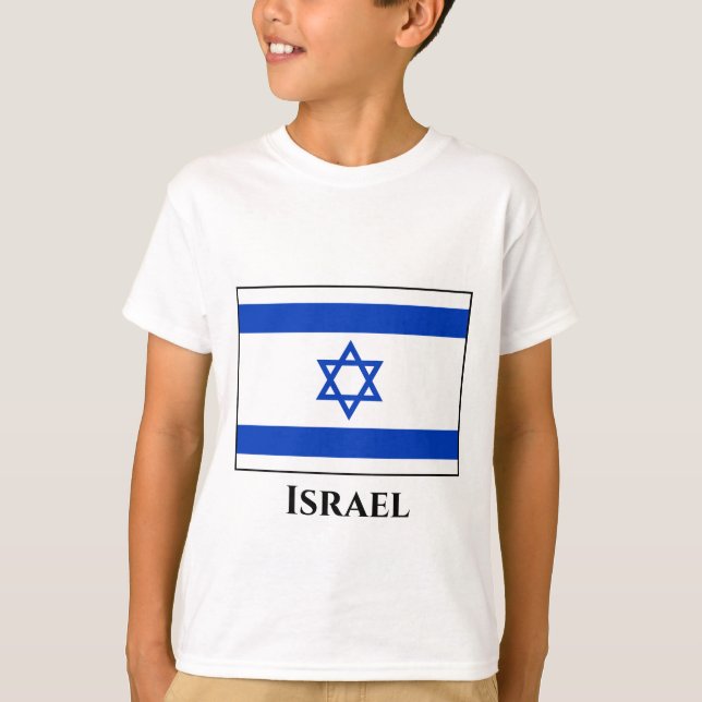 Camiseta Bandera de Israel (Anverso)