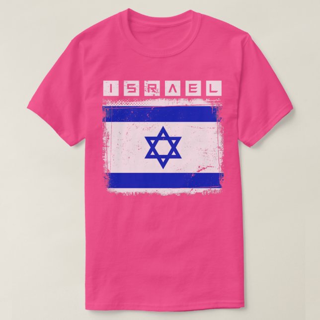 Camiseta Bandera De Israel (Diseño del anverso)