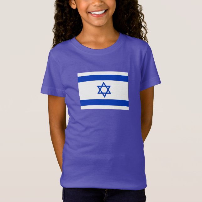 Camiseta Bandera de Israel (Anverso)