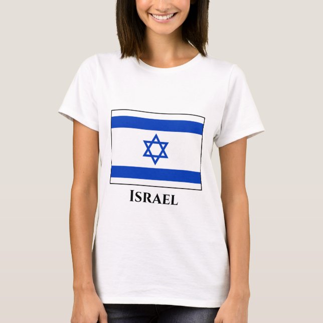 Camiseta Bandera de Israel (Anverso)