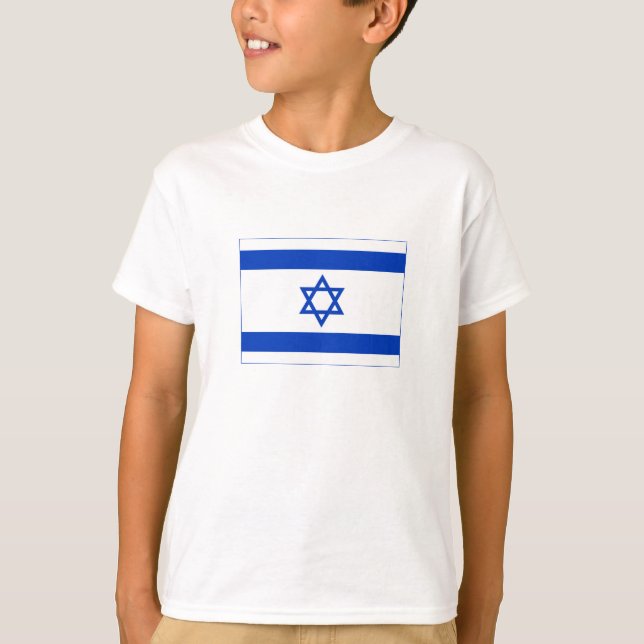 Camiseta Bandera de Israel (Anverso)