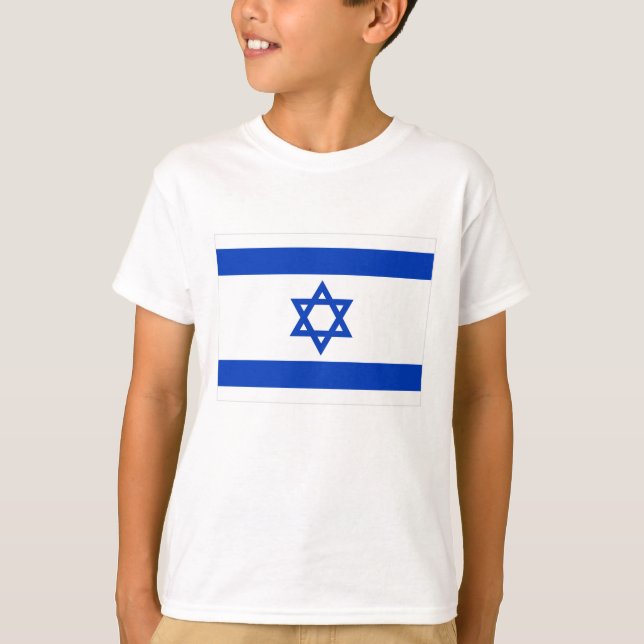 Camiseta Bandera de Israel (Anverso)