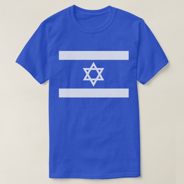 Camiseta Bandera de Israel (Diseño del anverso)