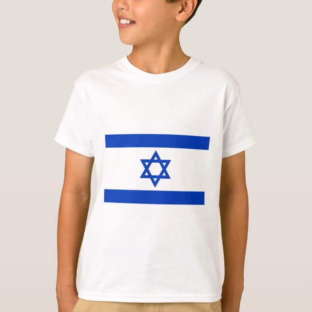 Camiseta Bandera de Israel (Anverso)