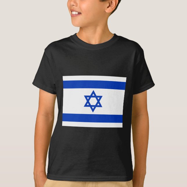 Camiseta Bandera de Israel (Anverso)